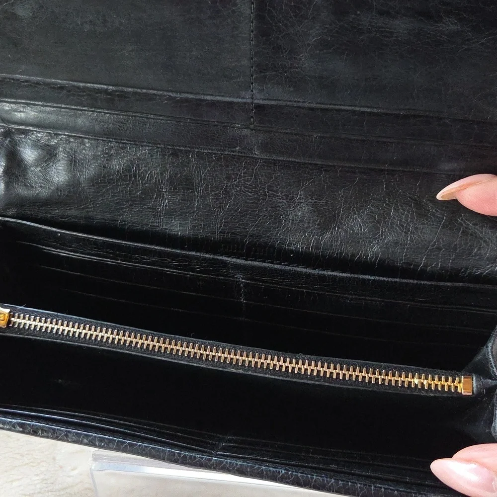 Miu Miu Black‎ Quilted Leather Wallet - Picture 4 of 7